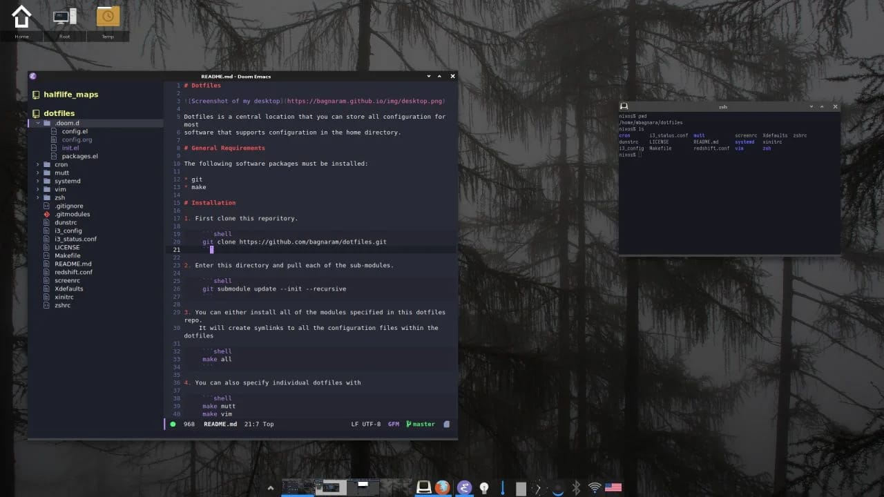 Matt’s desktop