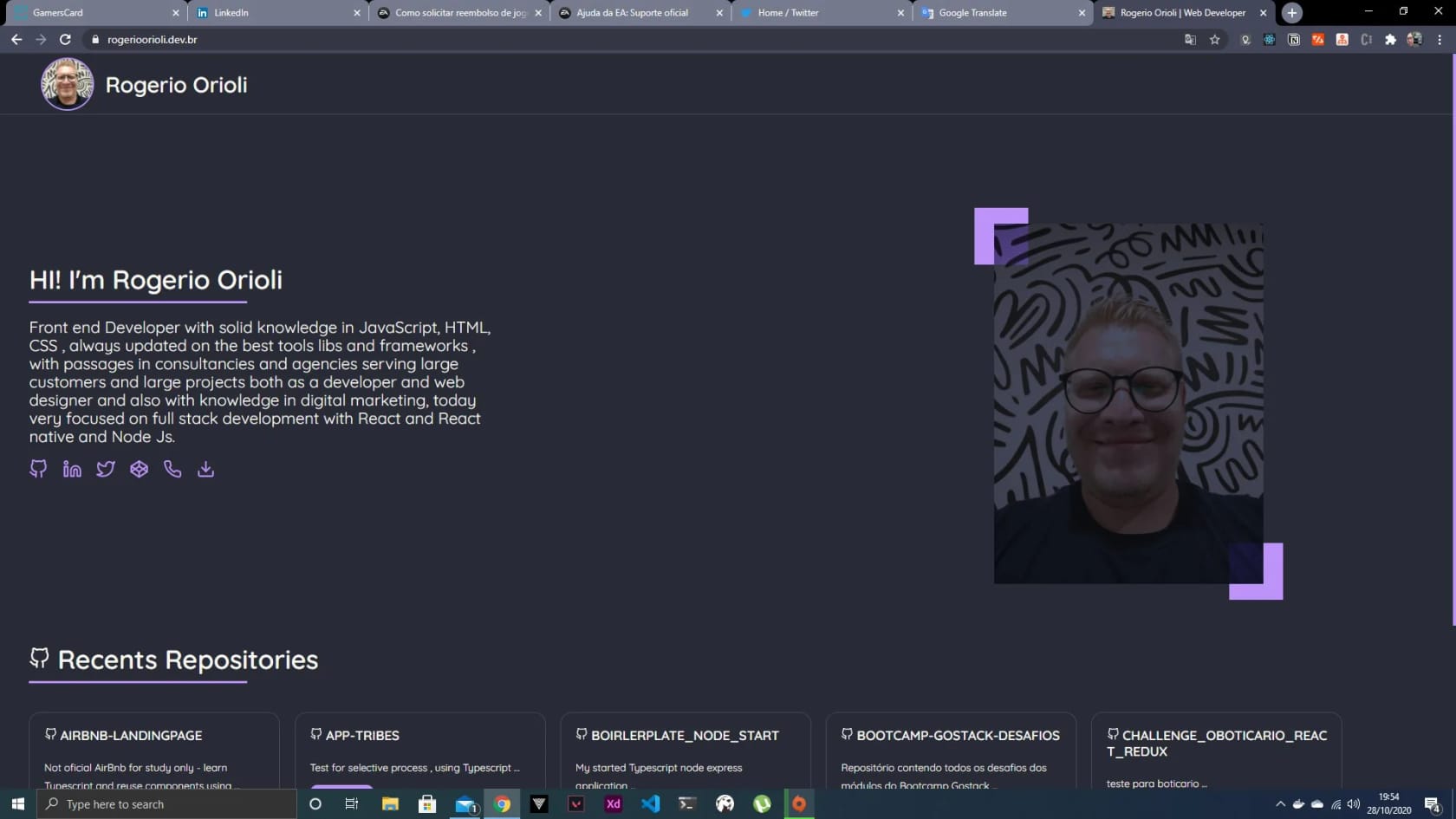 Matt’s desktop