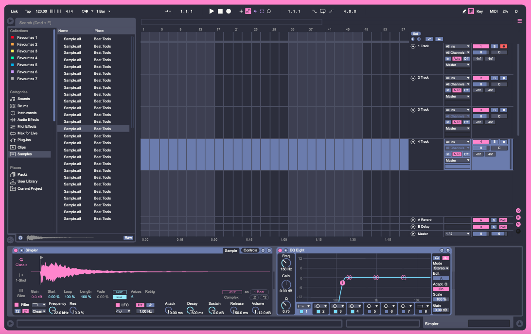 Dracula theme for Ableton Live
