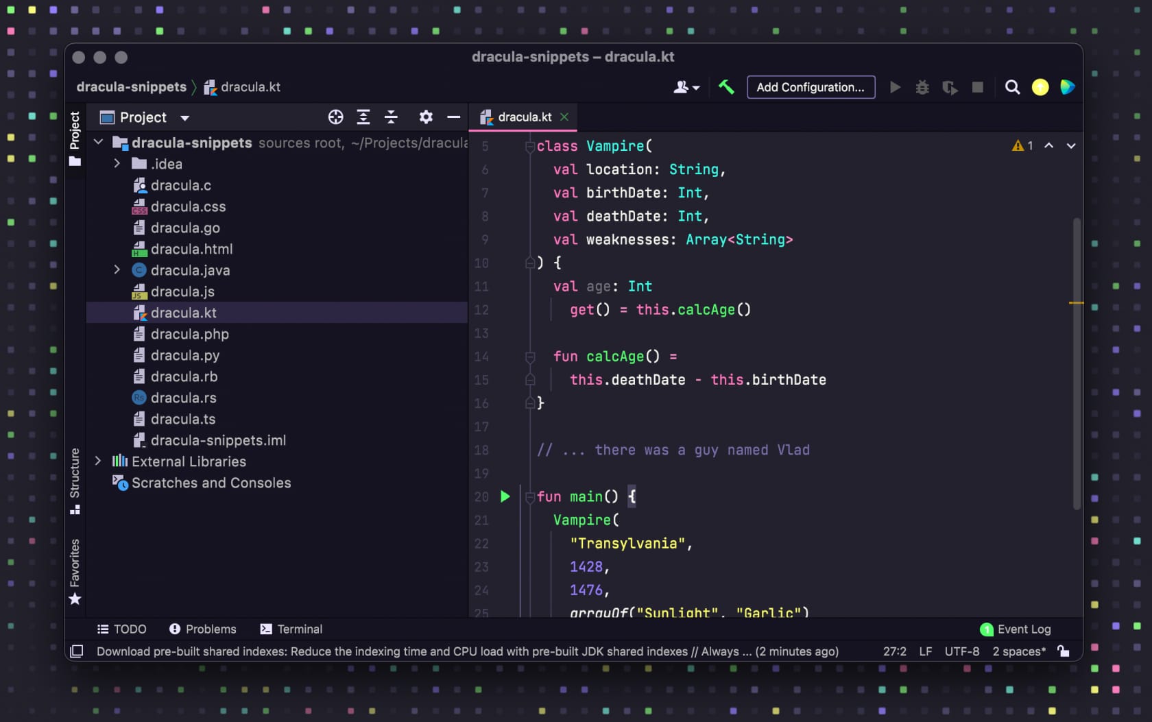 Dracula Pro’s on JetBrains IDE’s