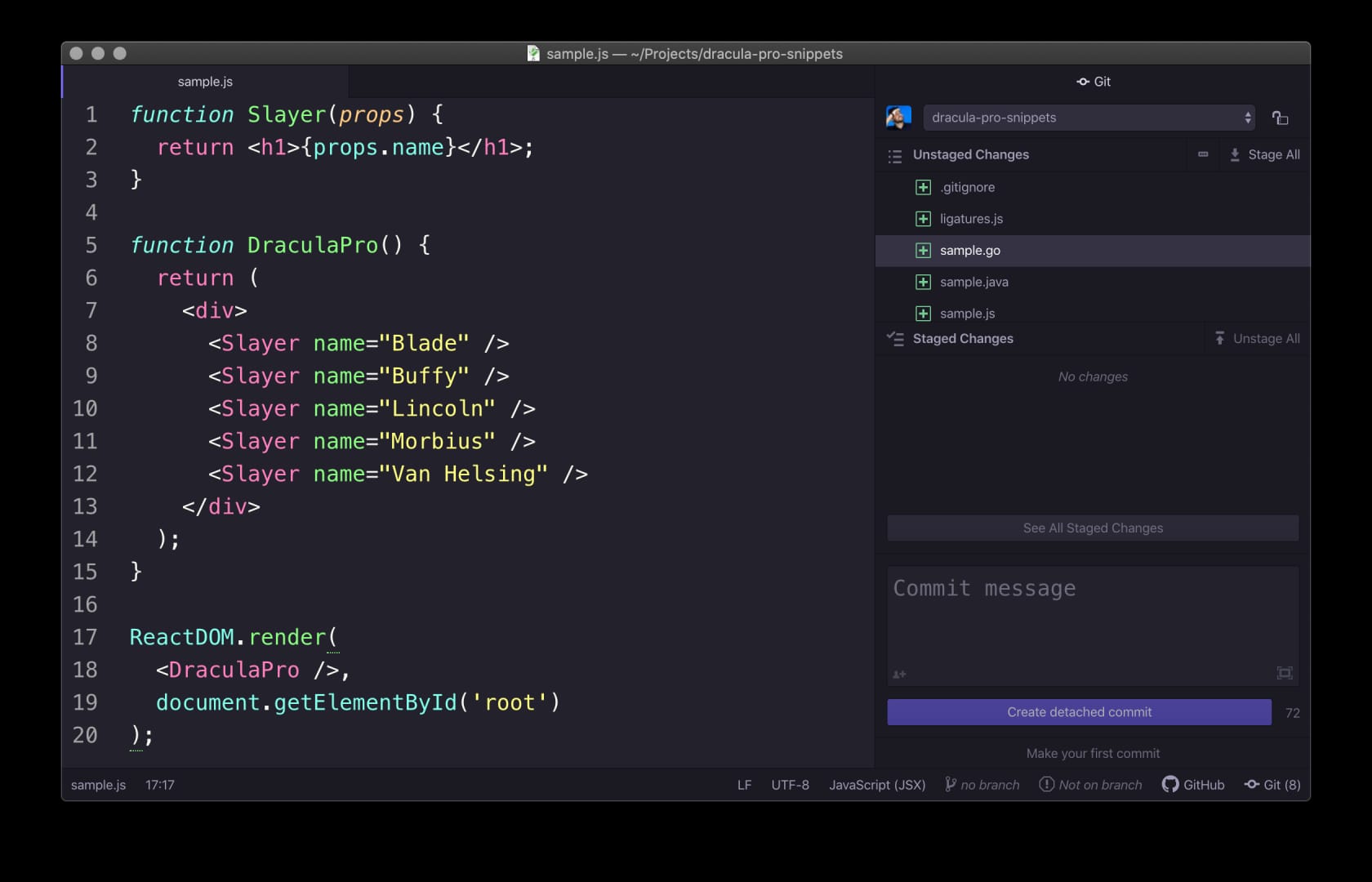 New Atom theme