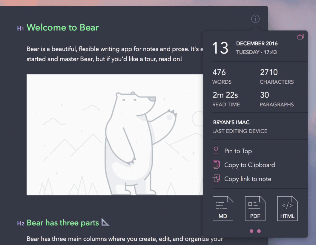 Bear - screenshot 1