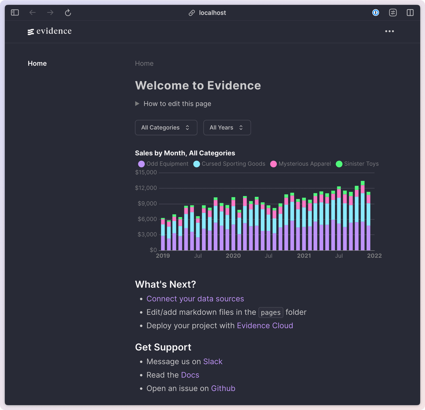 Evidence - screenshot 1