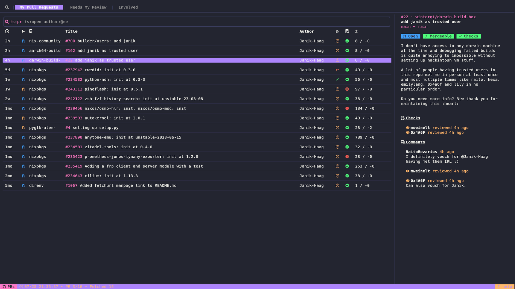 GH-Dash - screenshot 1