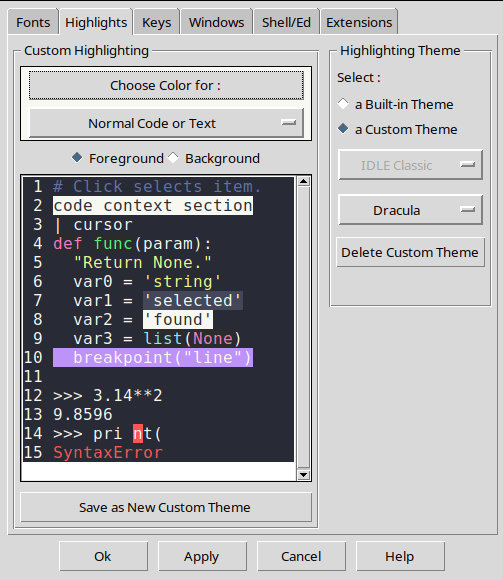 IDLE - screenshot 1