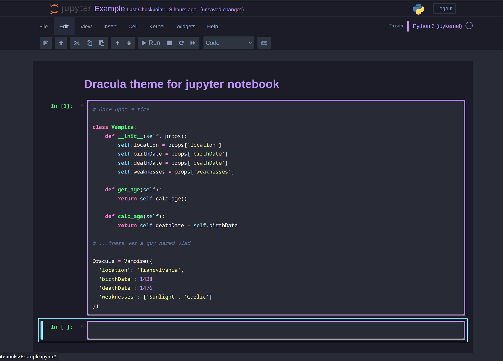 Jupyter Notebook - screenshot 1