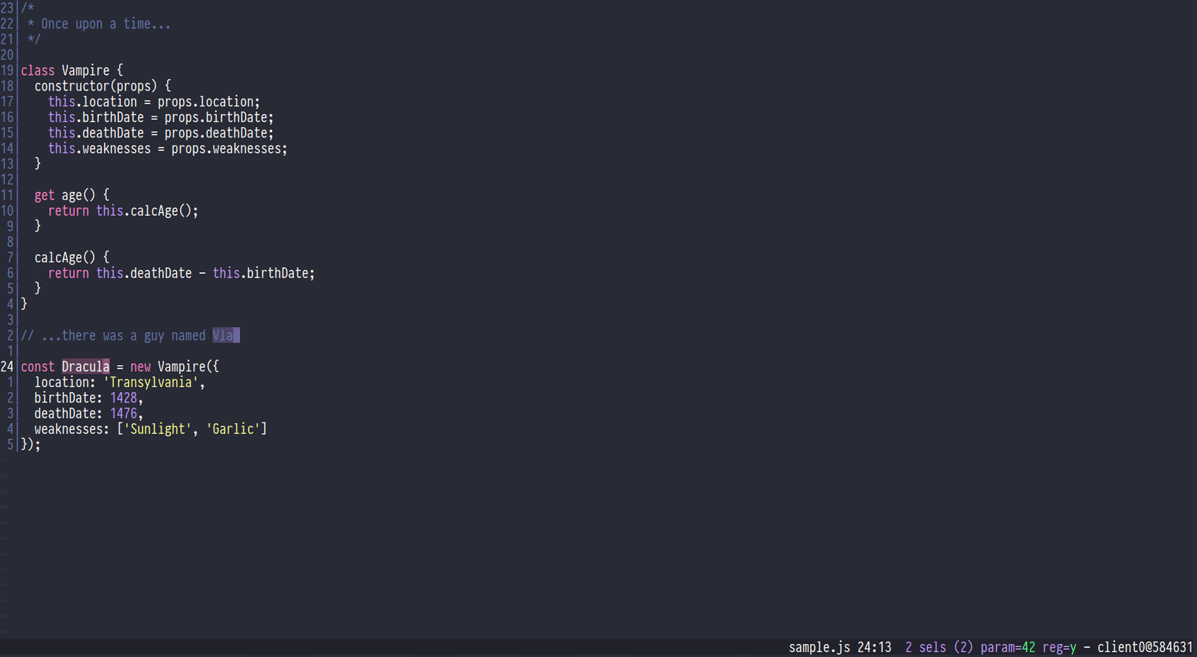 Kakoune - screenshot 1