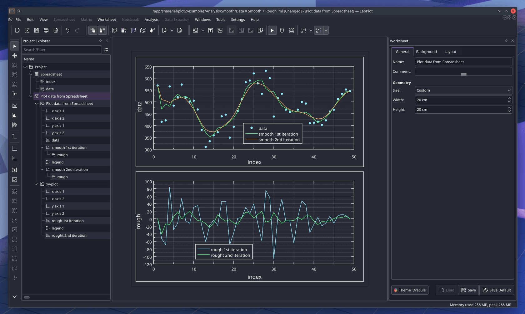 LabPlot - screenshot 1