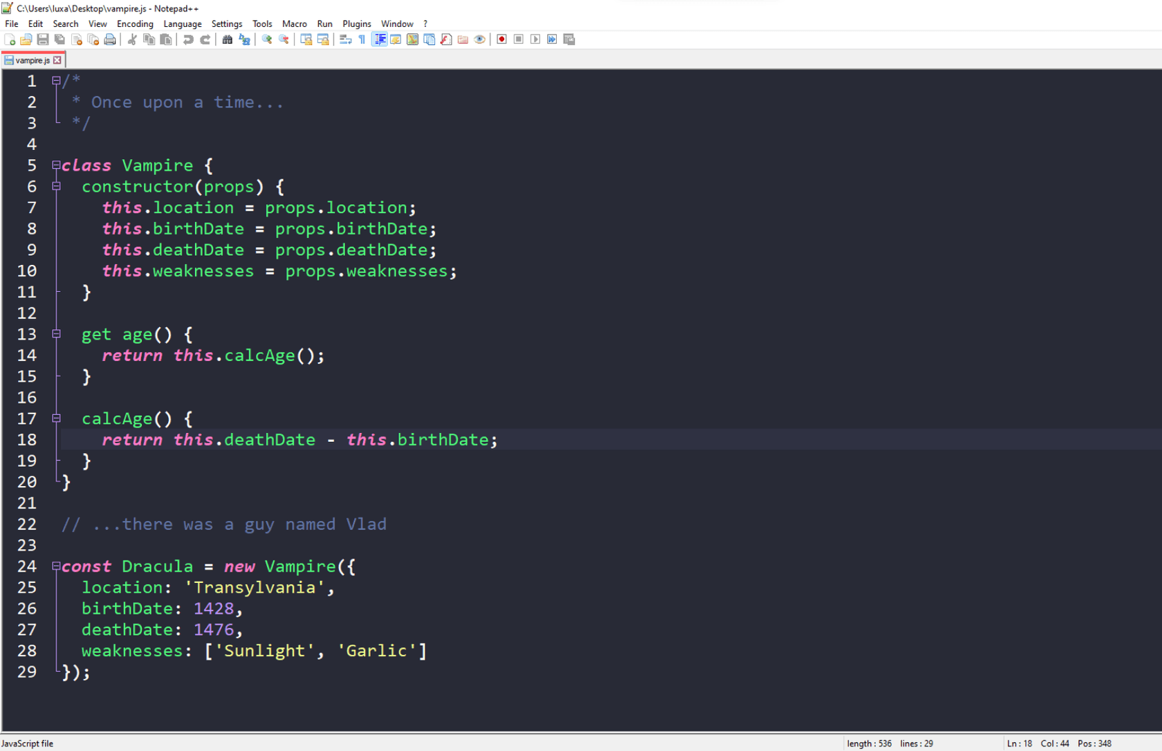 Notepad++ - screenshot 1