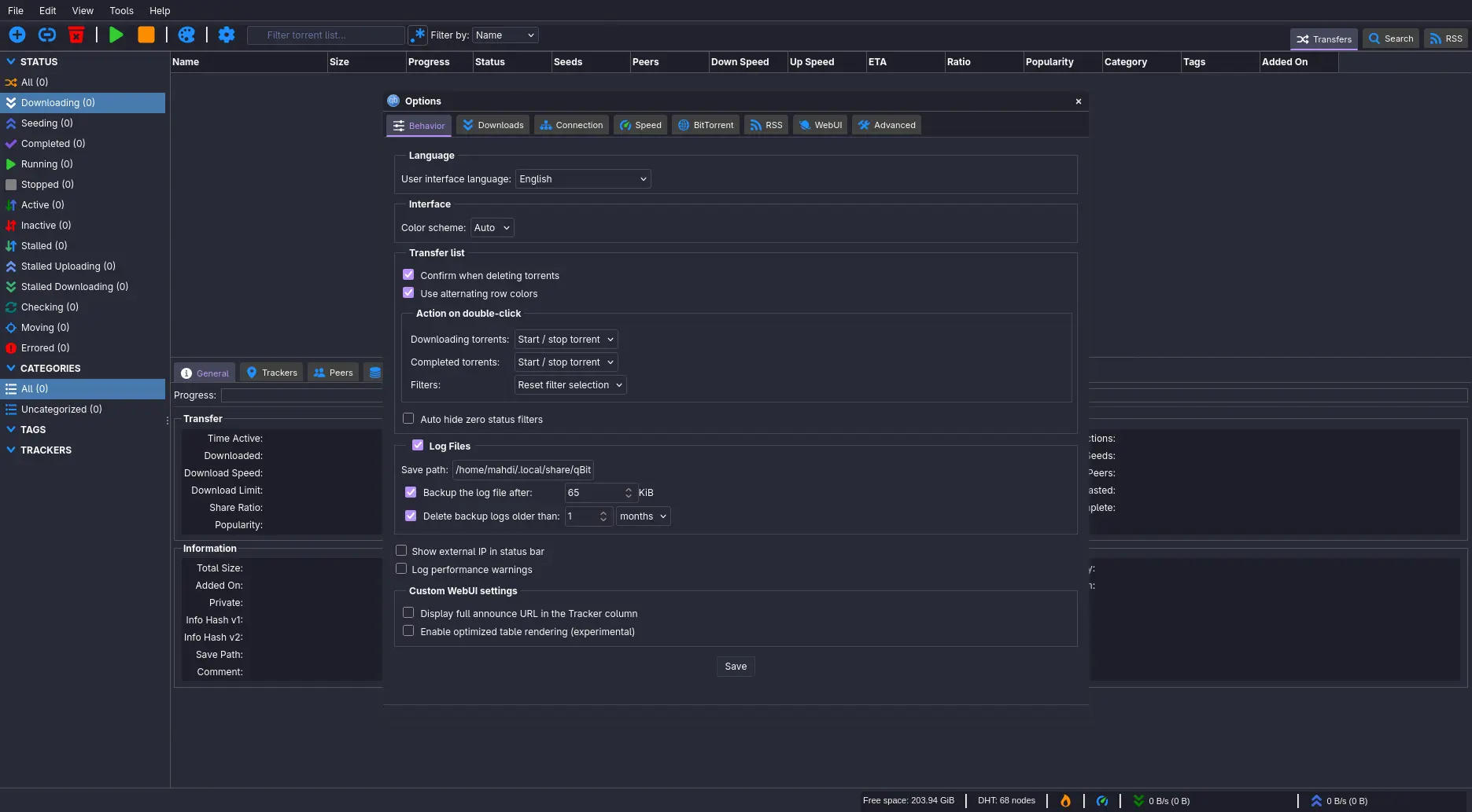 qbittorrent dracula theme (webui)