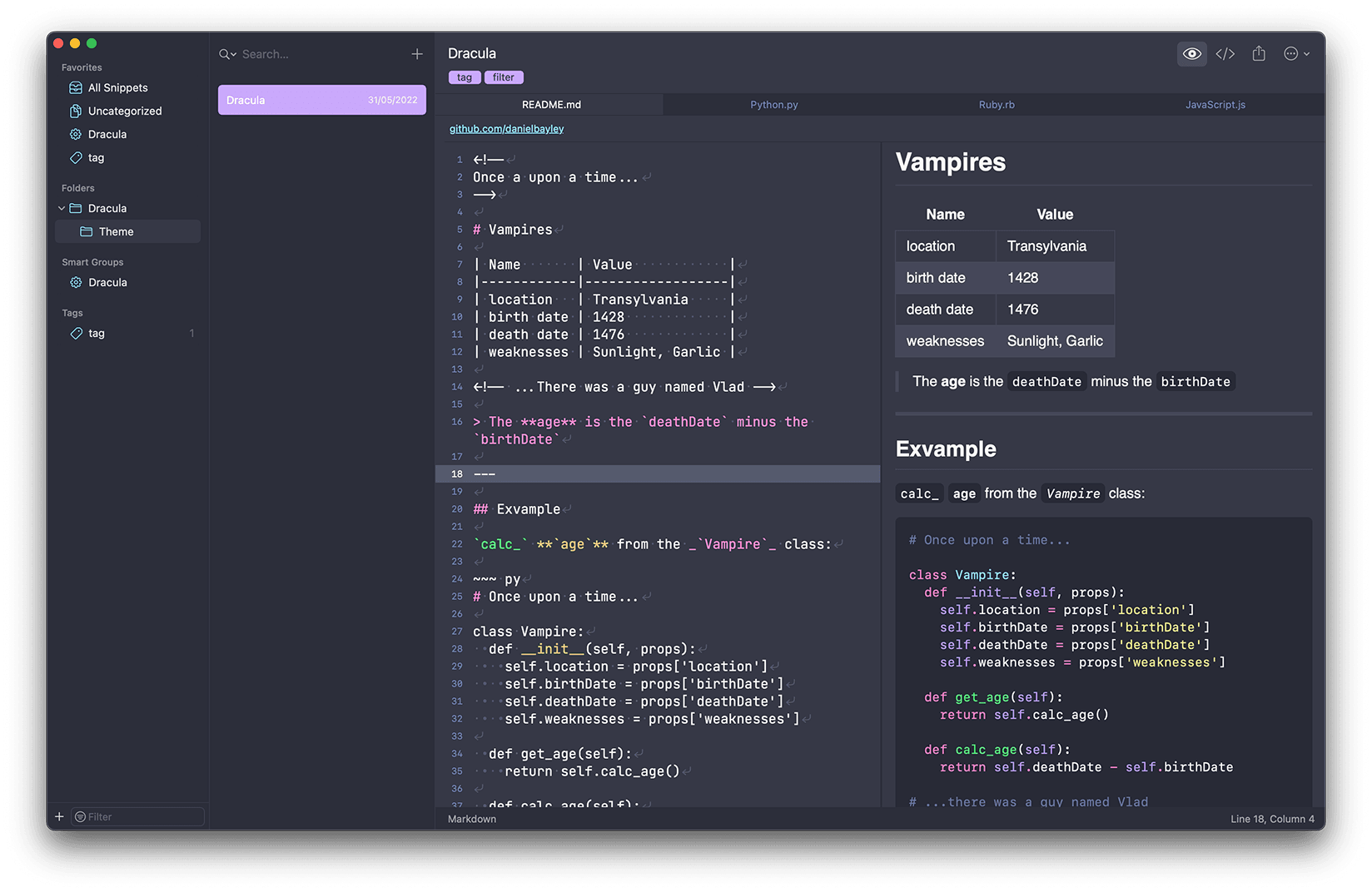 SnippetsLab - screenshot 1