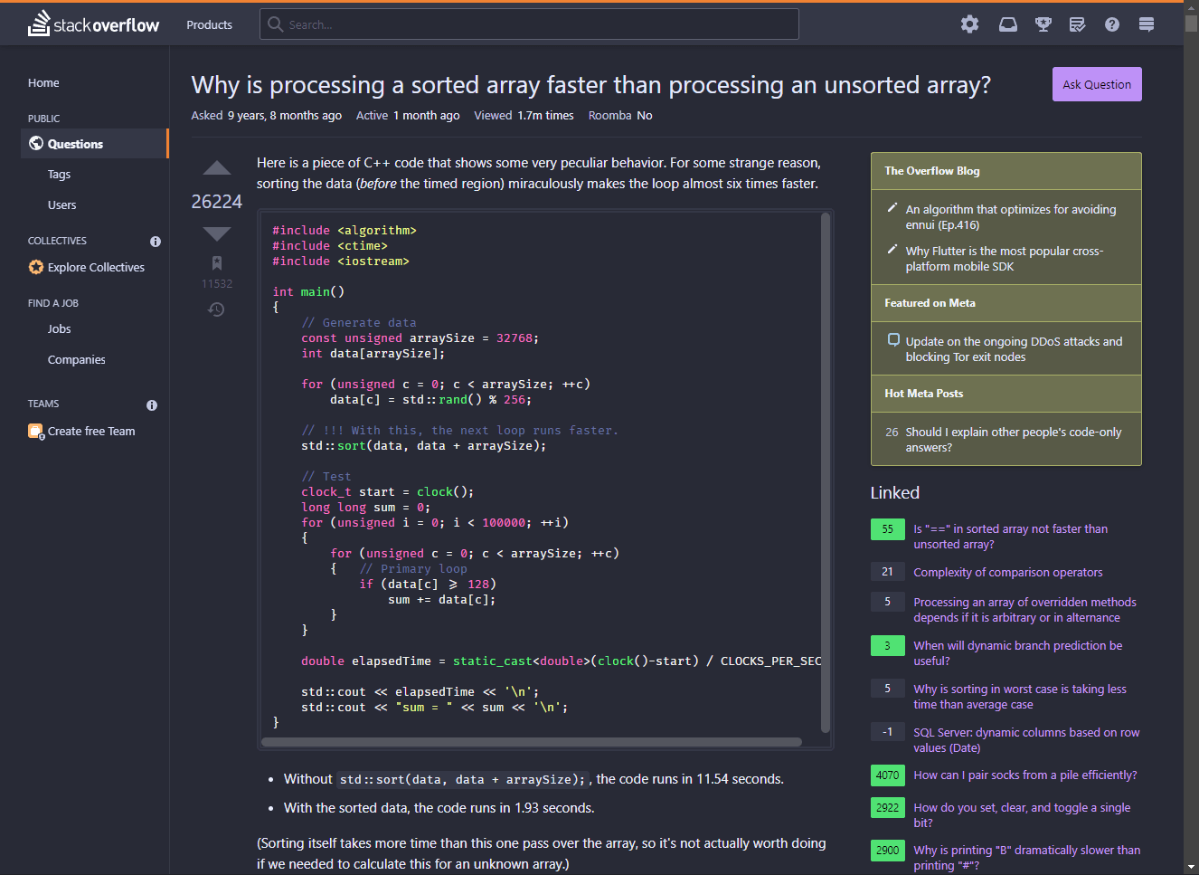 StackOverflow - screenshot 1