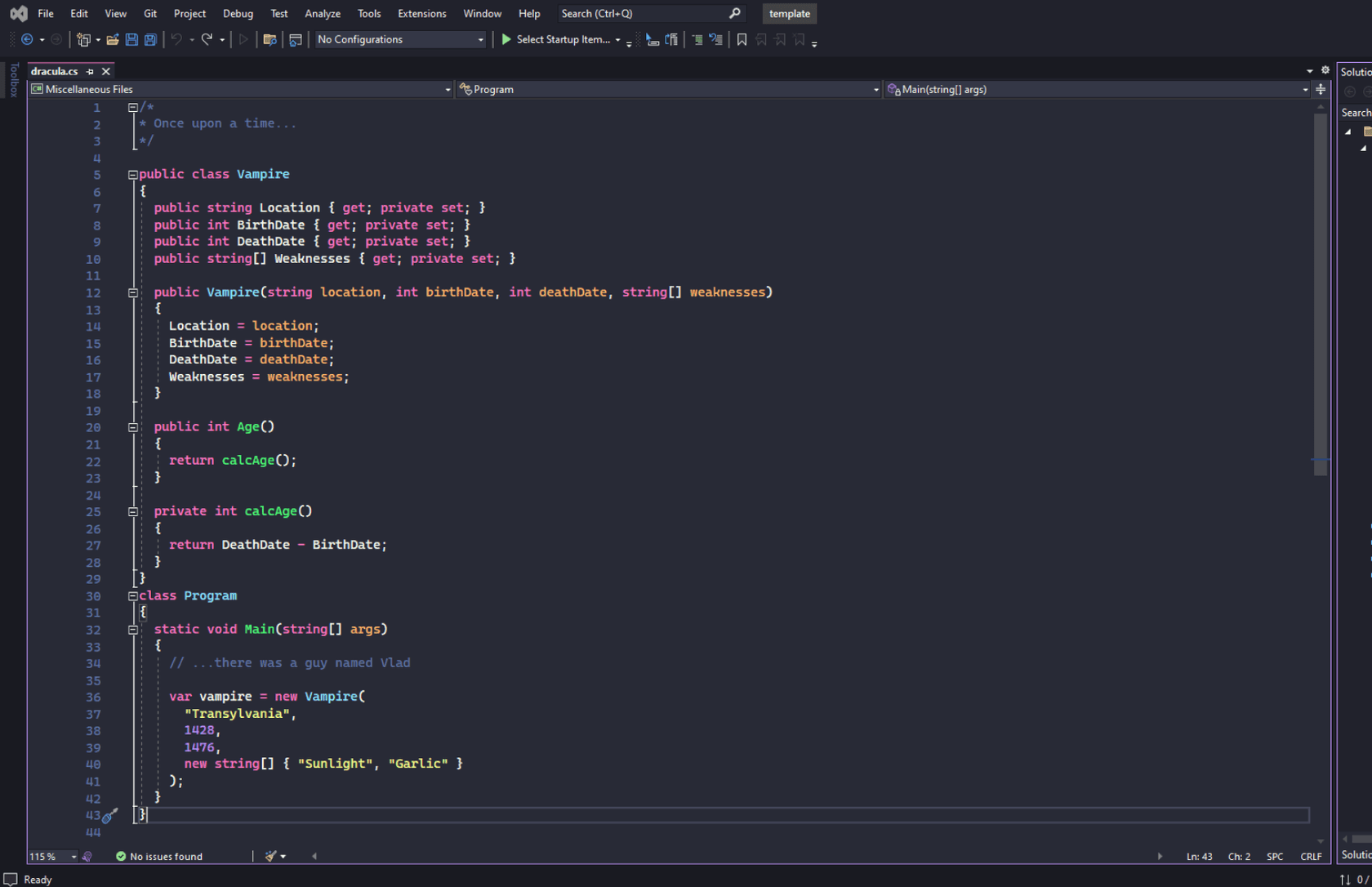 Visual Studio - screenshot 1