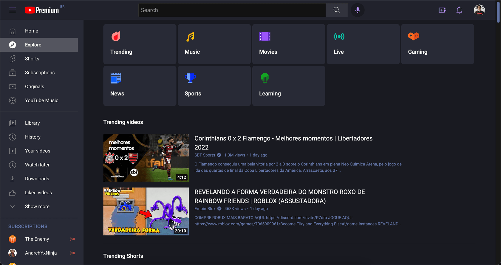 Youtube - screenshot 1