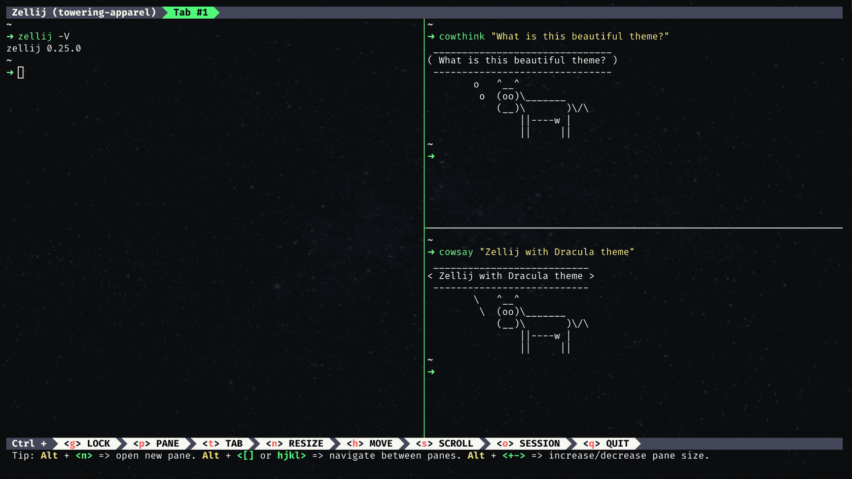 Zellij - screenshot 1