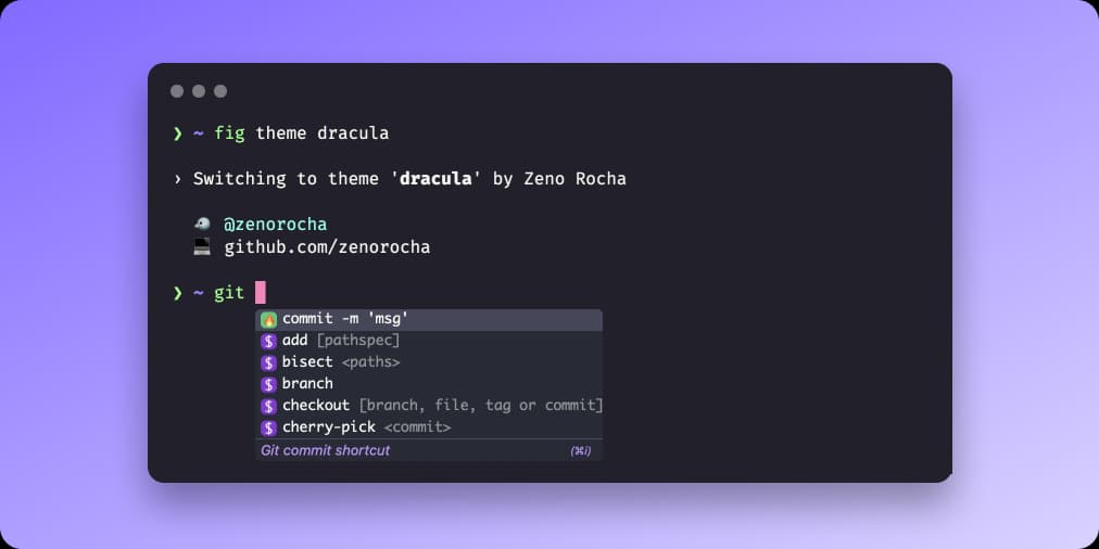 Dracula theme for Fig