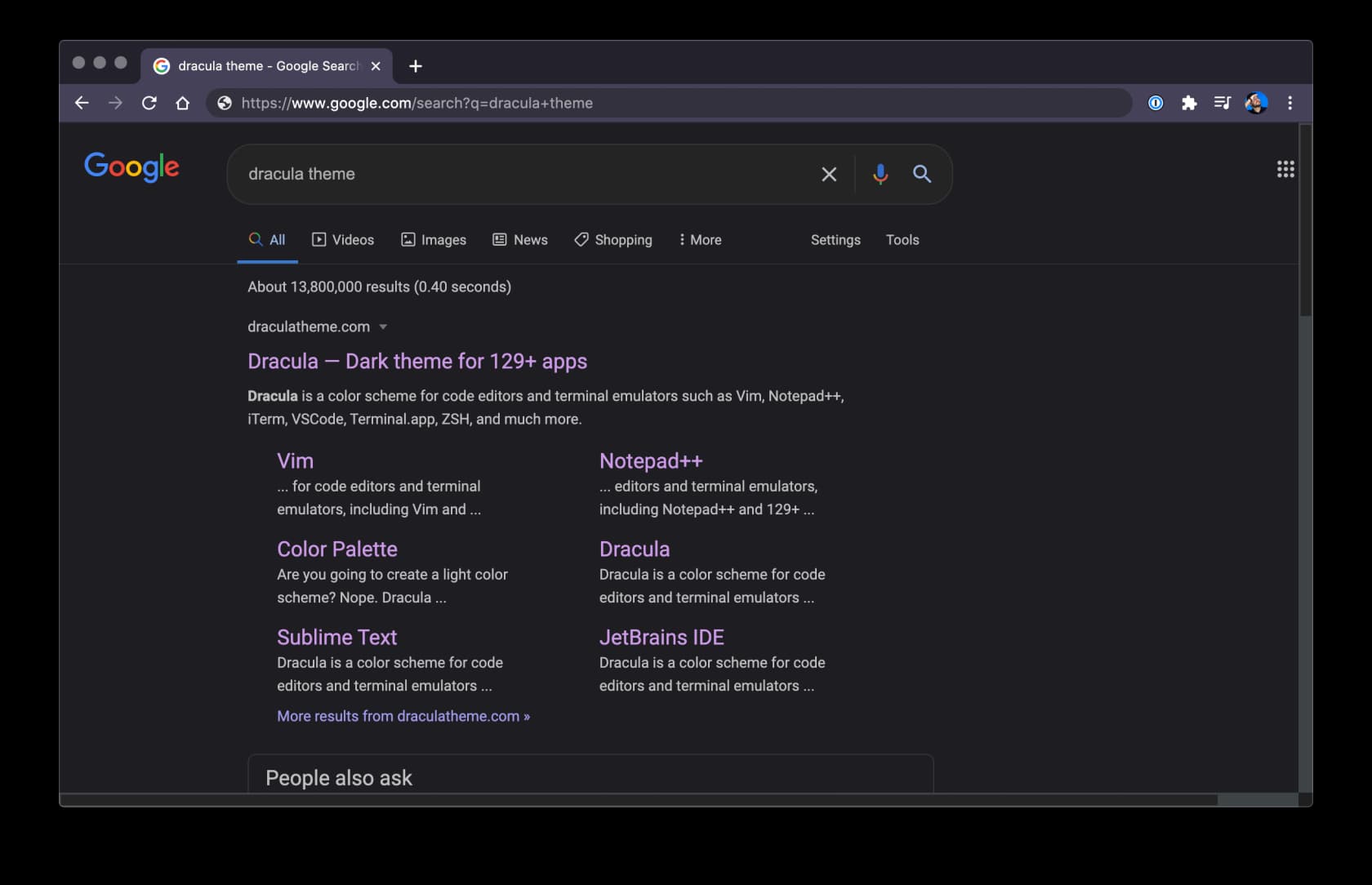 Dark mode everywhere and 11 new themes