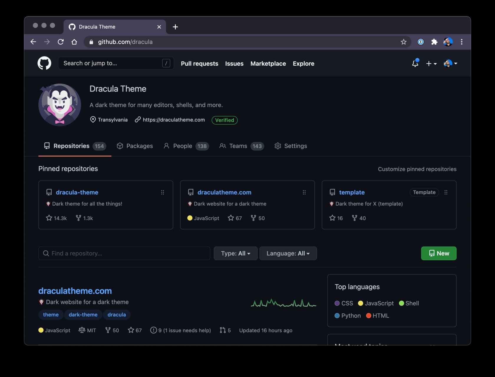 GitHub Dark Mode