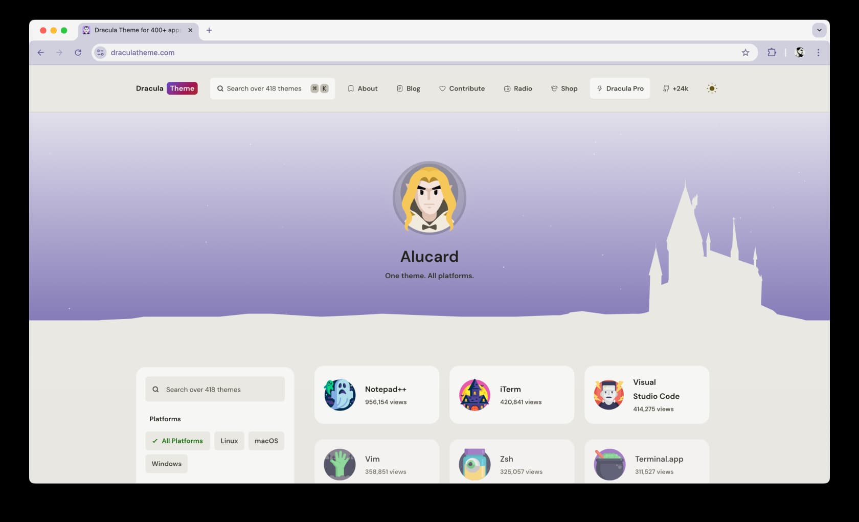 Halloween 2025 Alucard, Radio and 8 themes