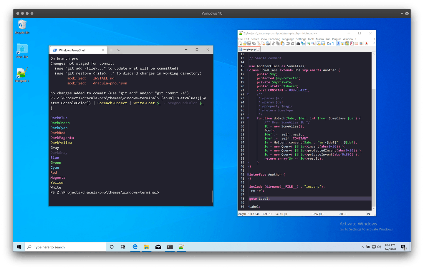 Dracula Pro on Windows