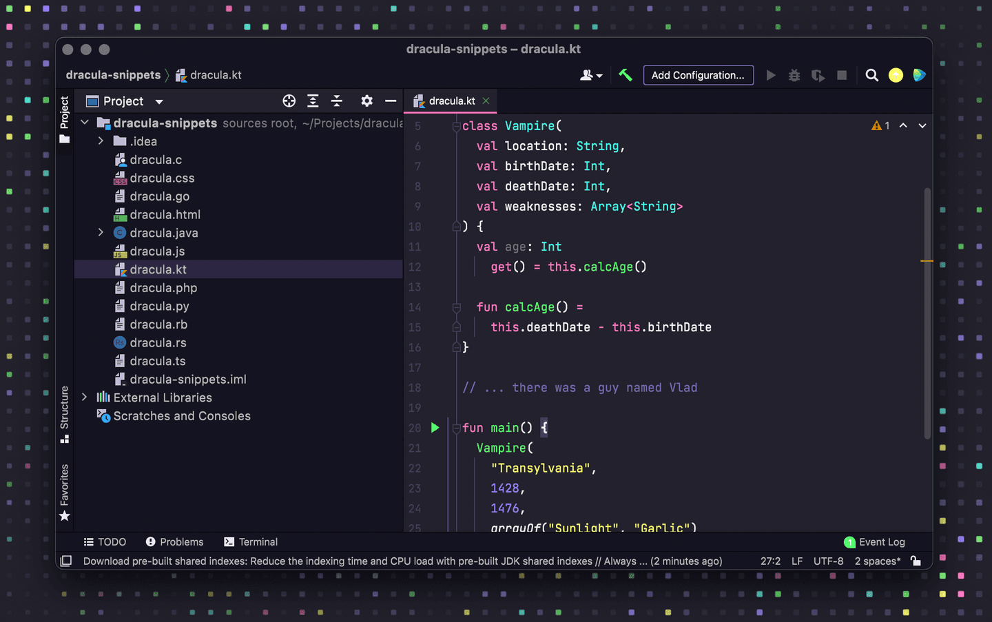 Dracula Pro’s on JetBrains IDE’s