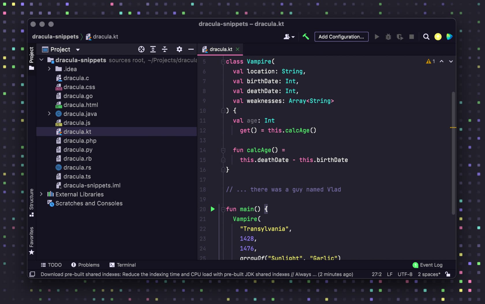 Dracula Pro’s on JetBrains IDE’s