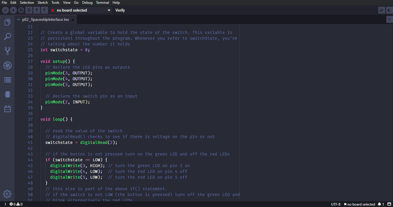 arduino-pro-ide - Theme preview