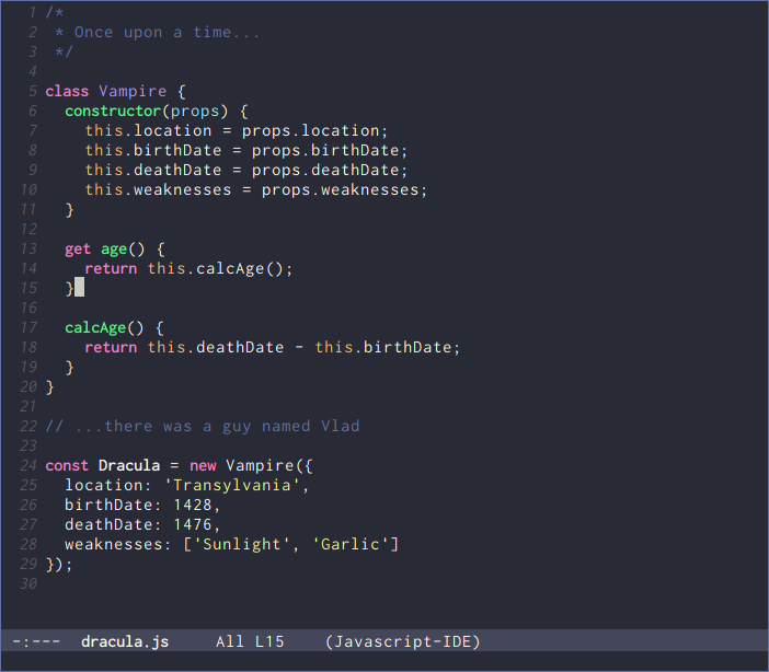 emacs - Theme Preview