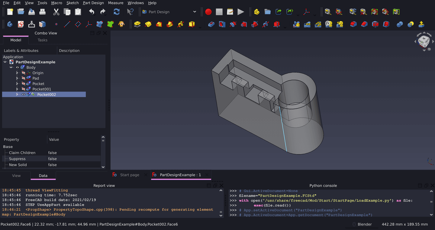 freecad - Theme Preview