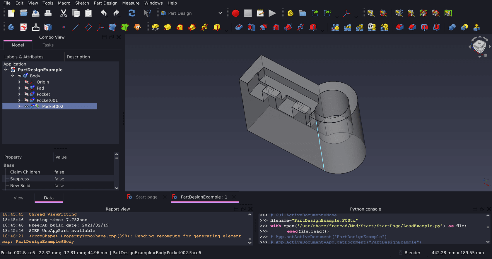freecad - Theme preview
