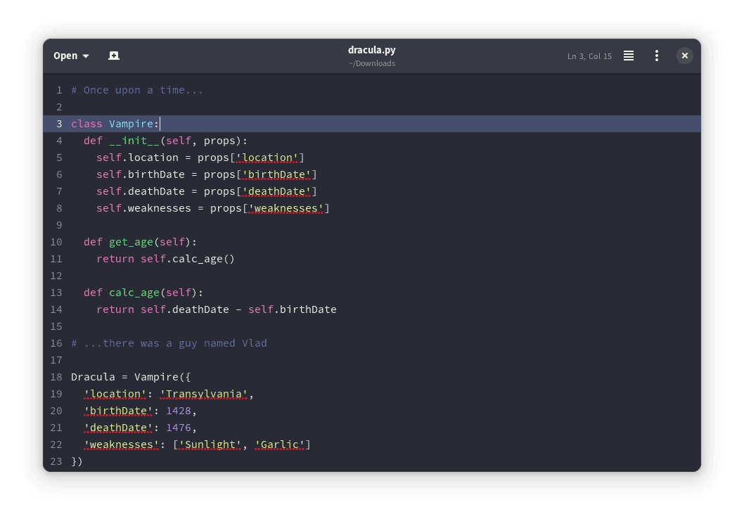 gtksourceview - Theme Preview