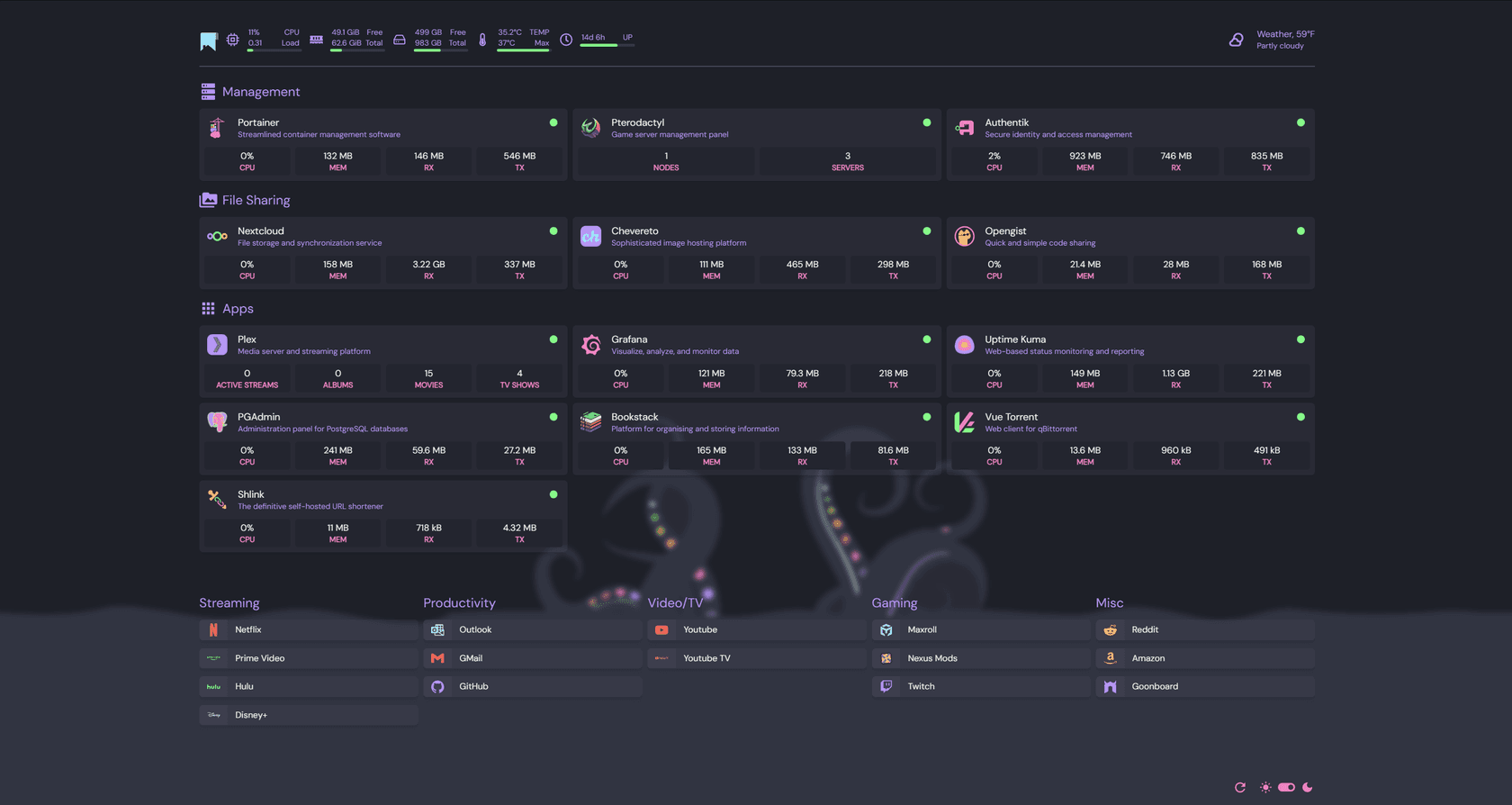 Homepage - screenshot 1