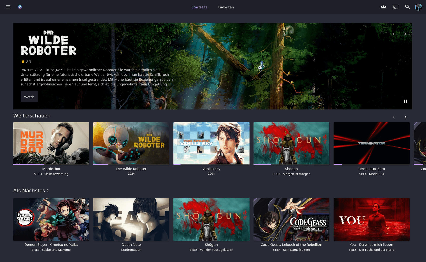 jellyfin - Theme preview