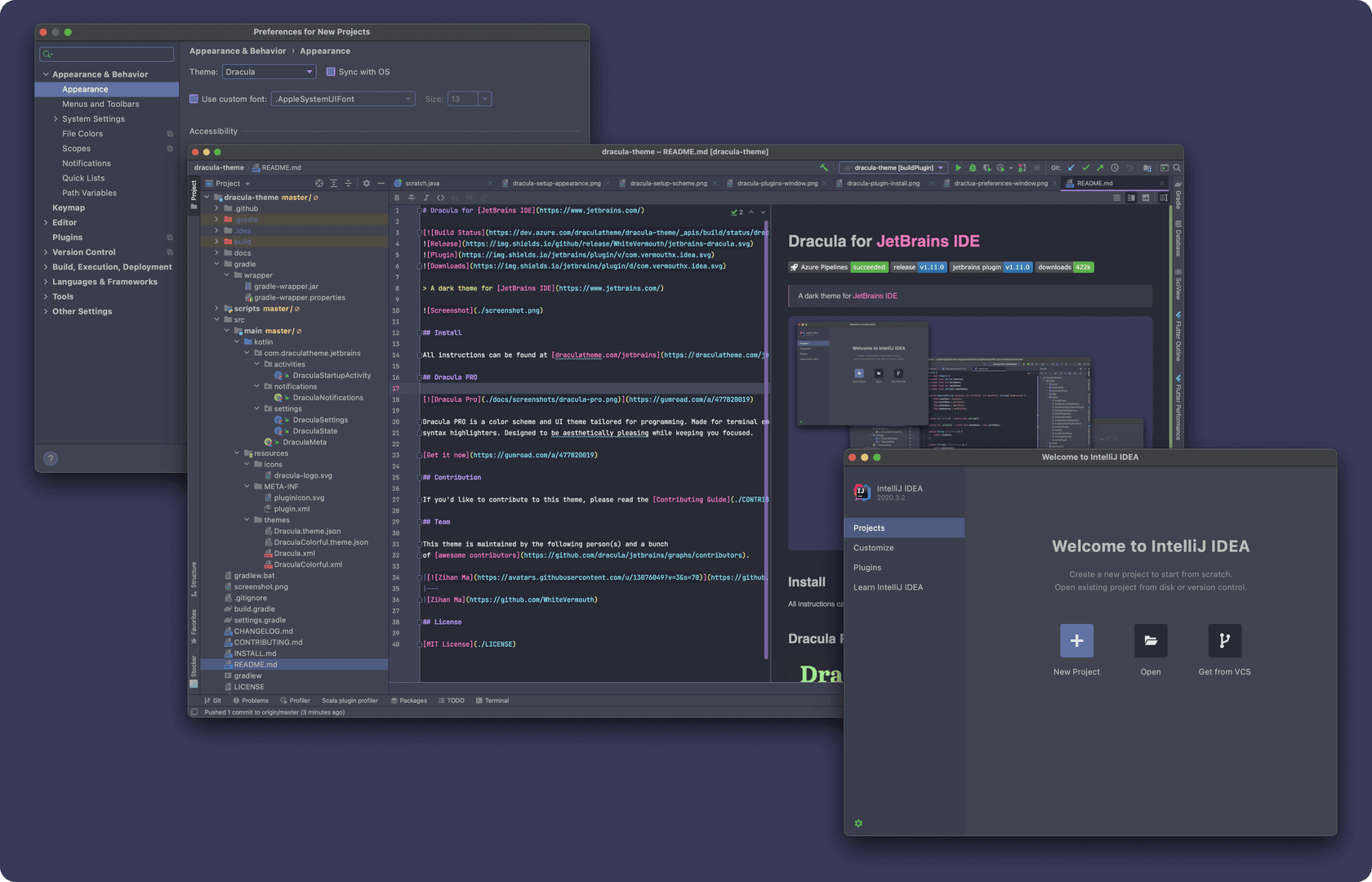 jetbrains - Theme preview