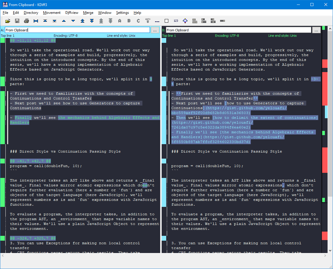 kdiff3 - Theme preview