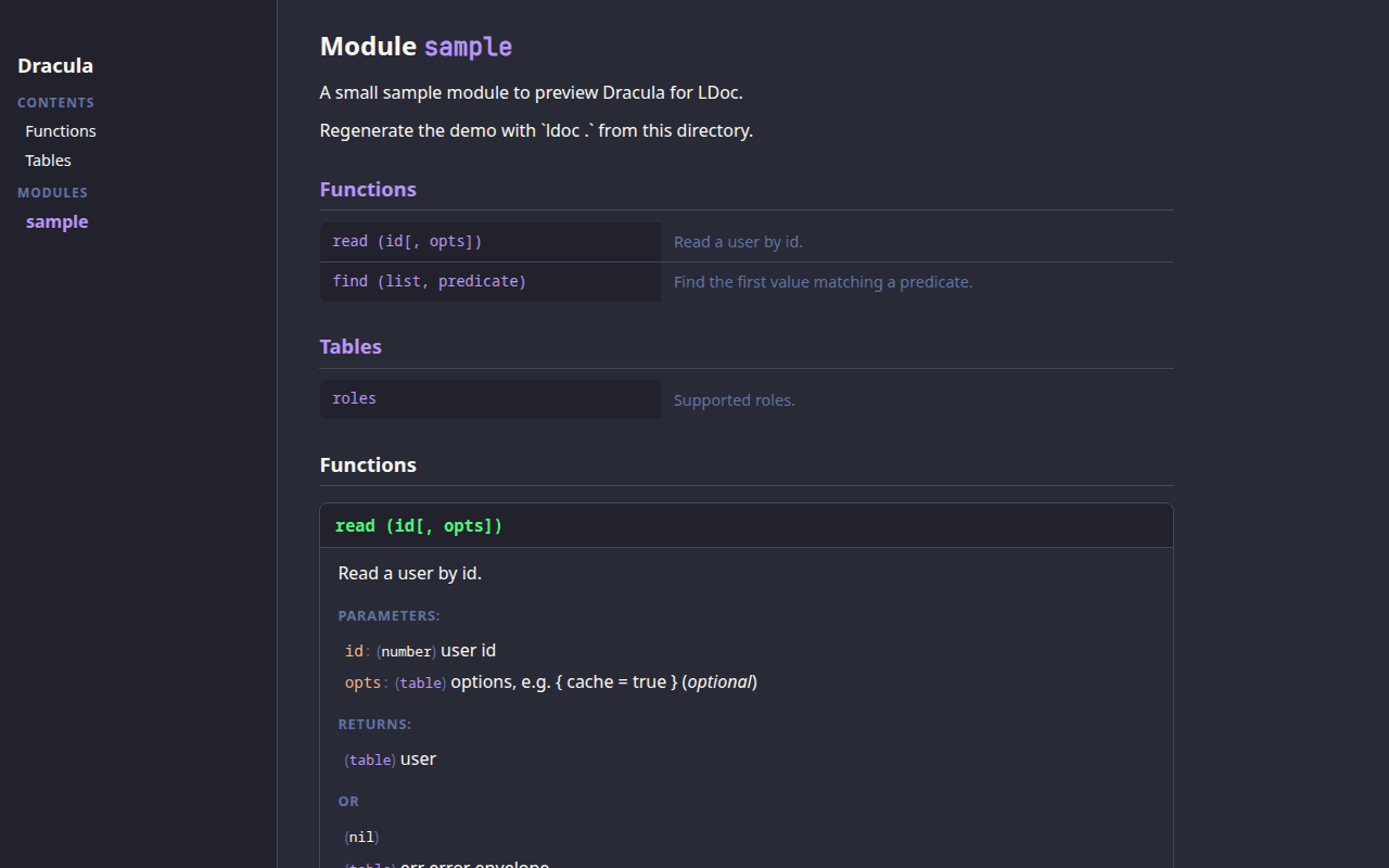 LDoc - screenshot 1