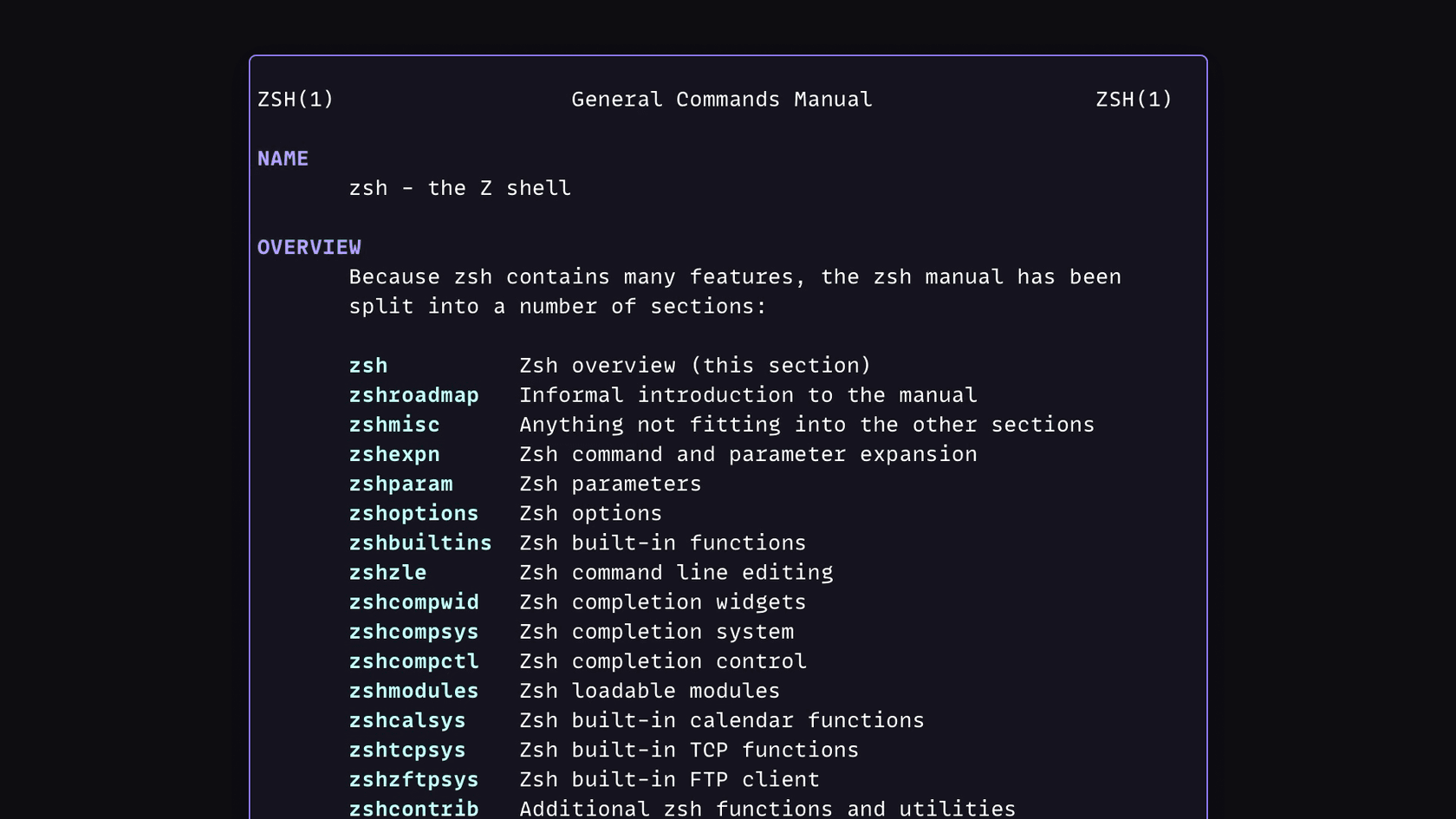 man-pages - screenshot 1