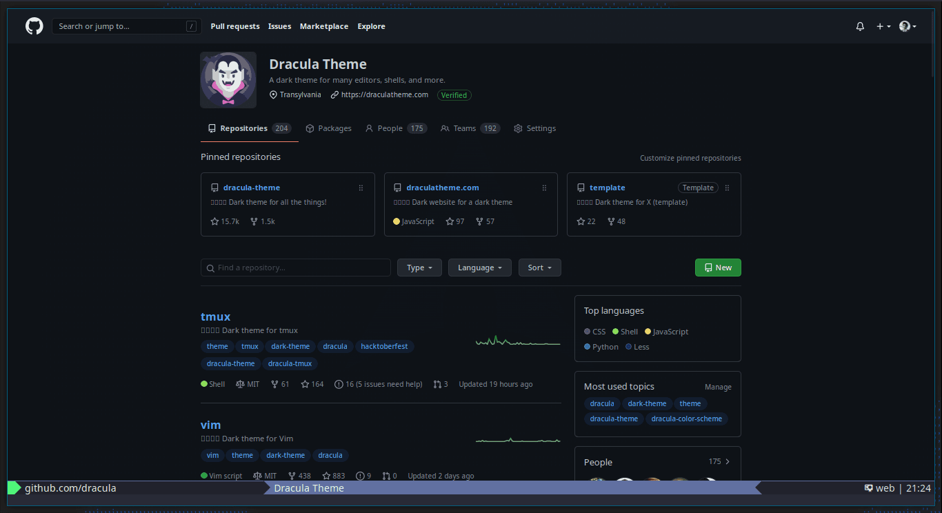 nyxt - Theme preview
