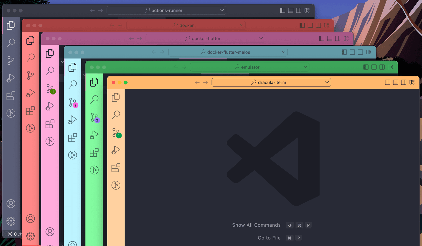peacock-extension - Theme preview