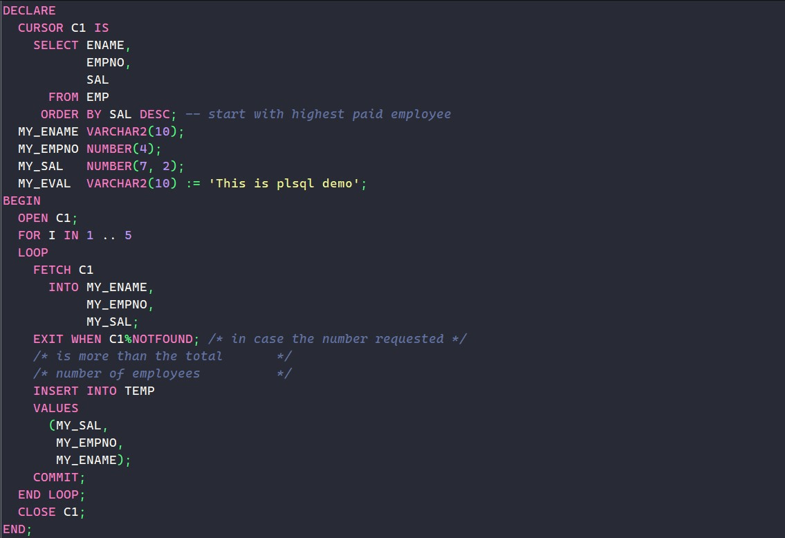 PL/SQL Developer - screenshot 1