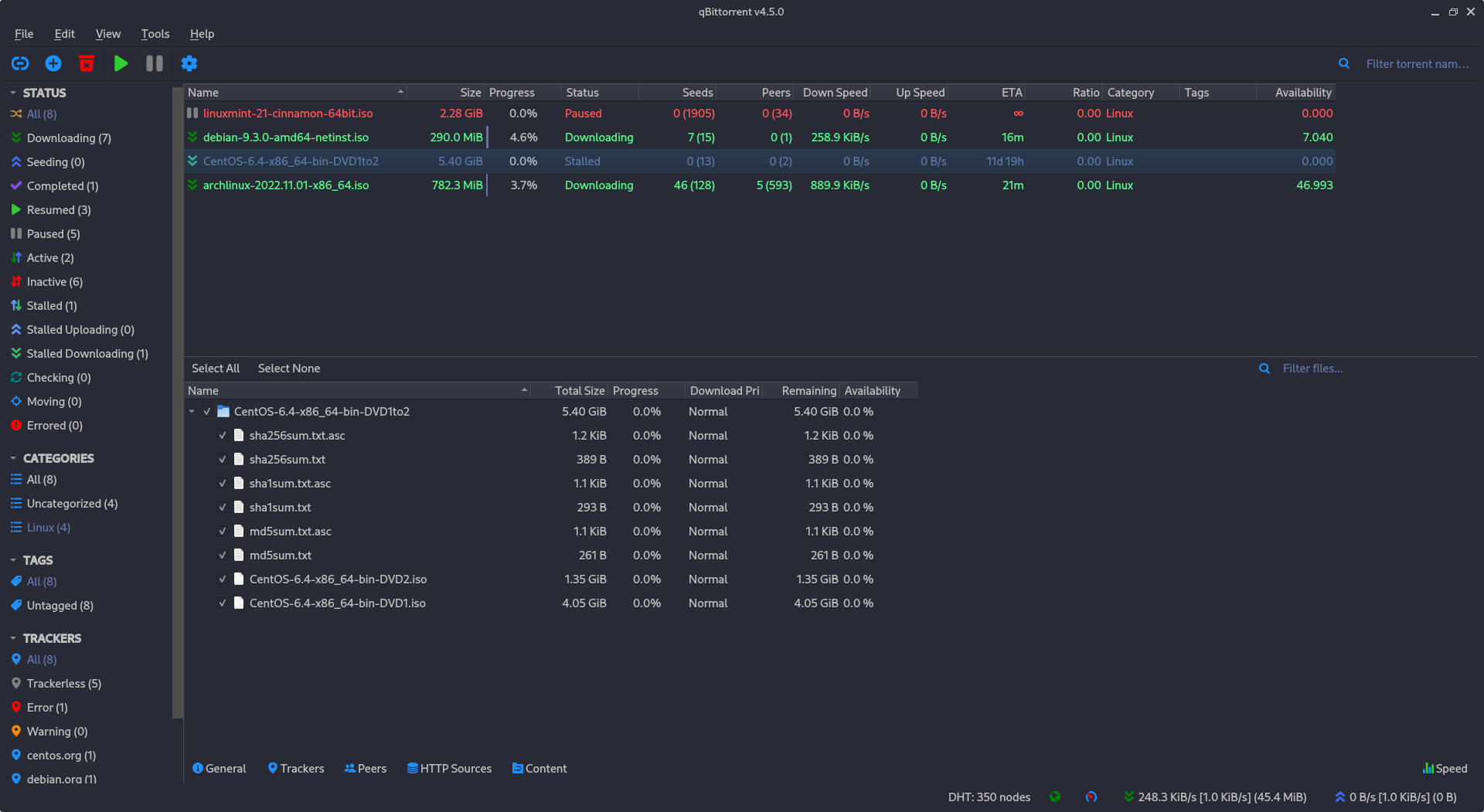 qbittorrent - Theme Preview