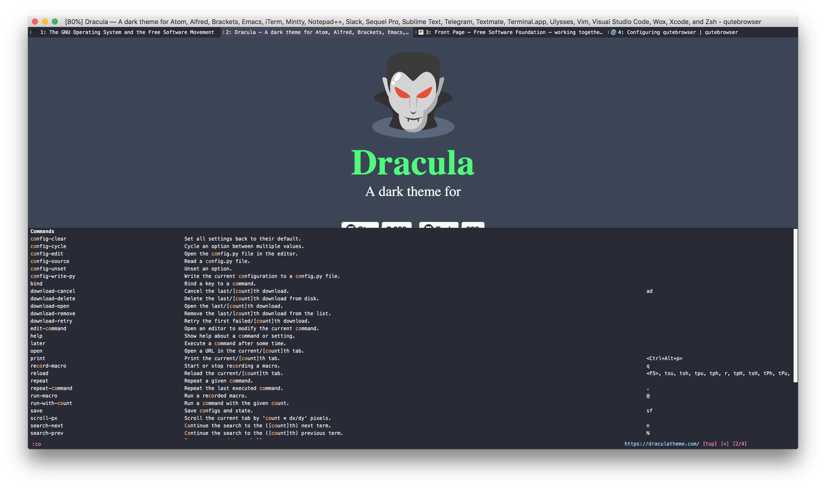 Qutebrowser - screenshot 1