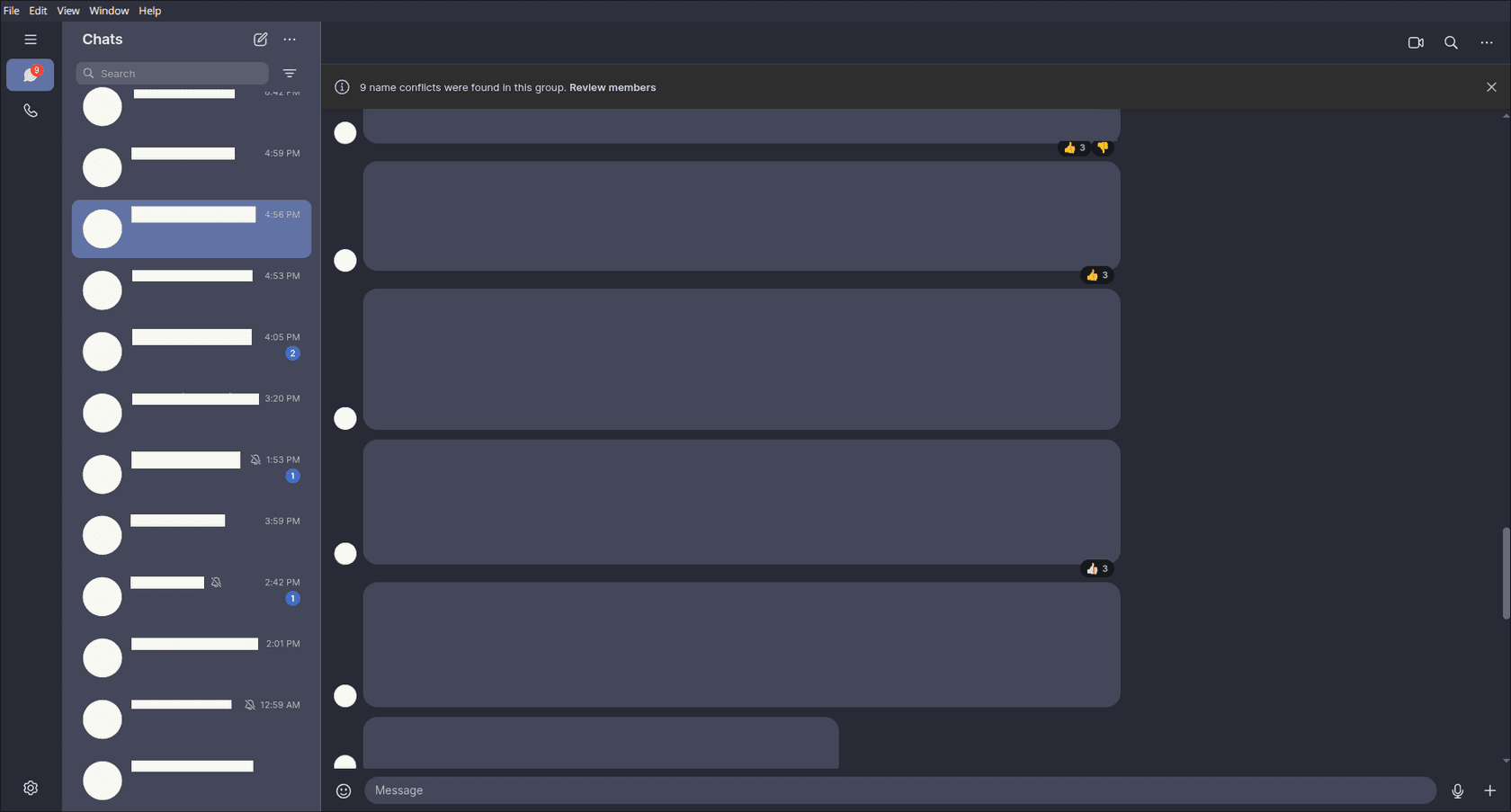 signal-desktop - Theme preview