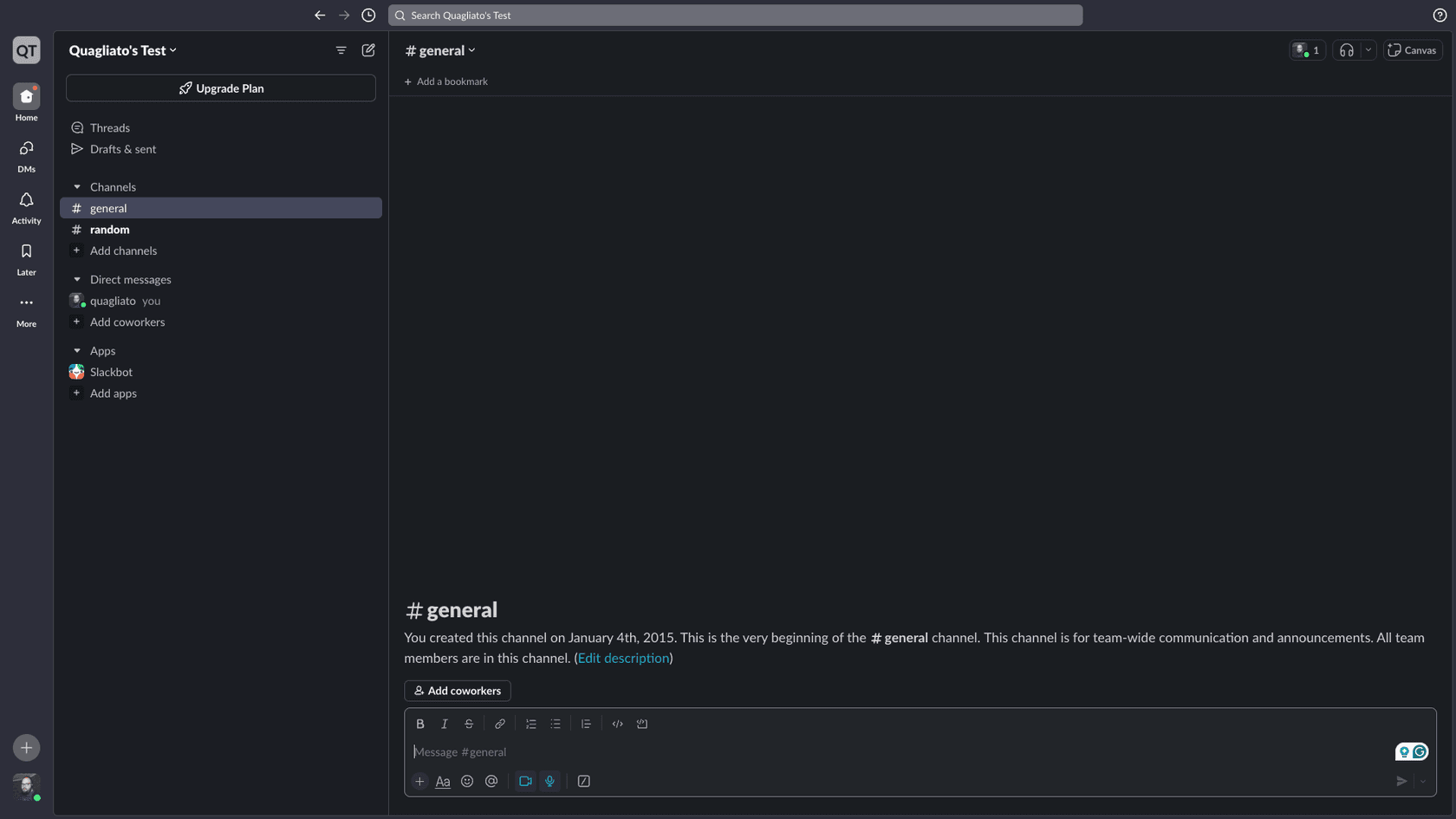 Slack - screenshot 1