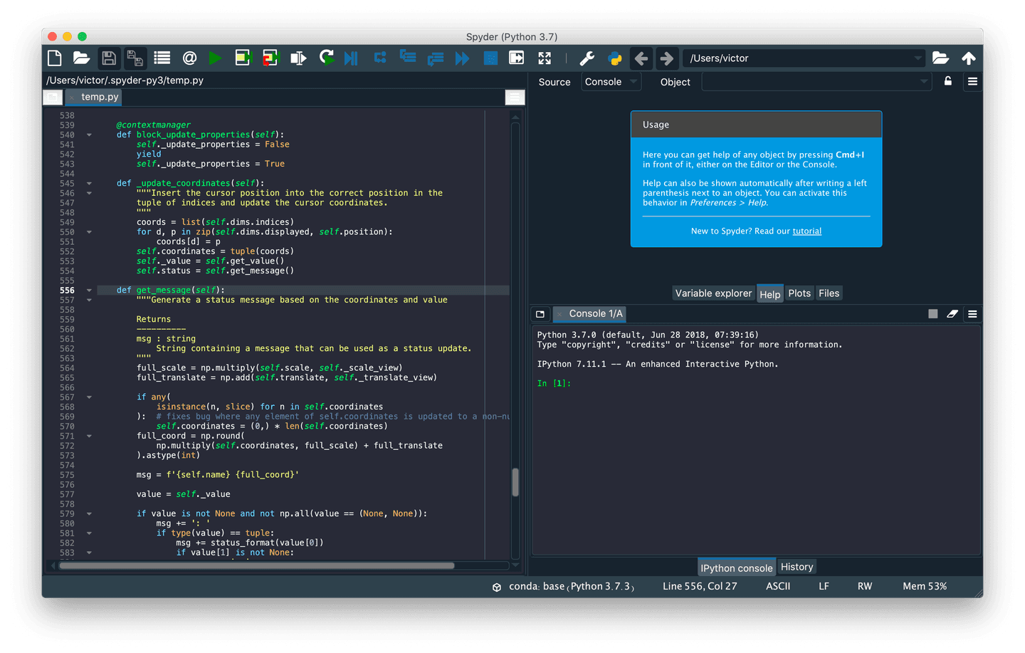 spyder-ide - Theme Preview