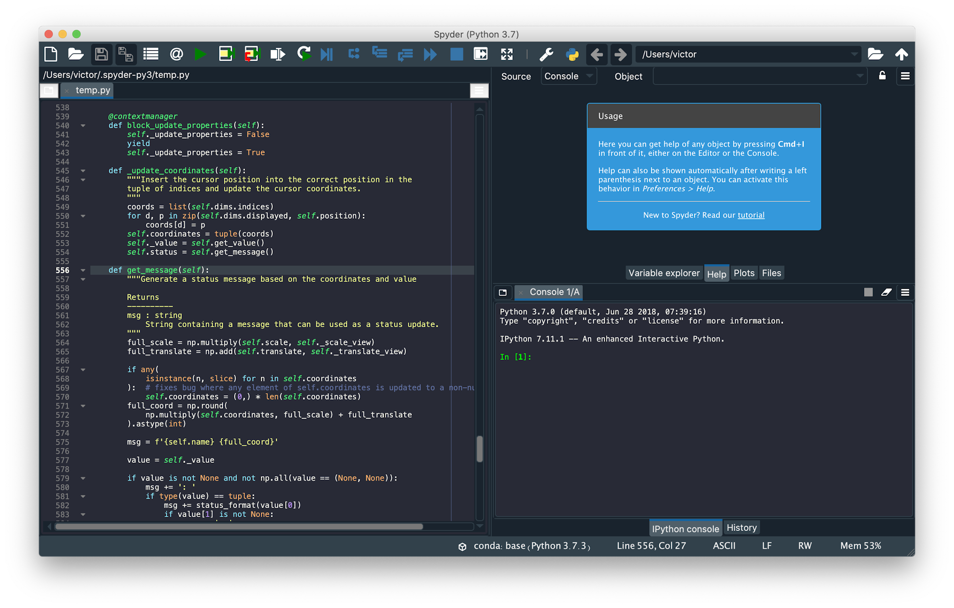 spyder-ide - Theme Preview