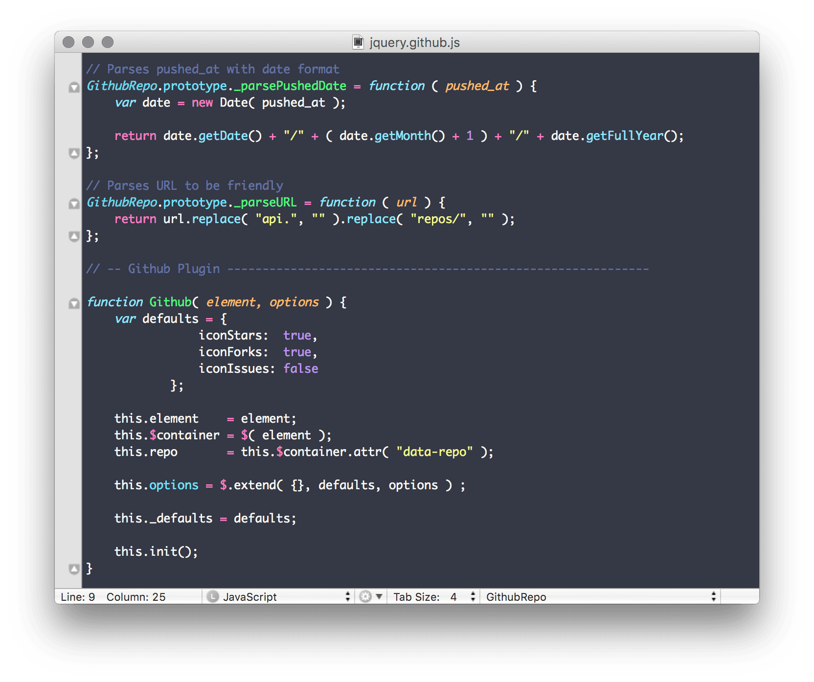 textmate - Theme preview