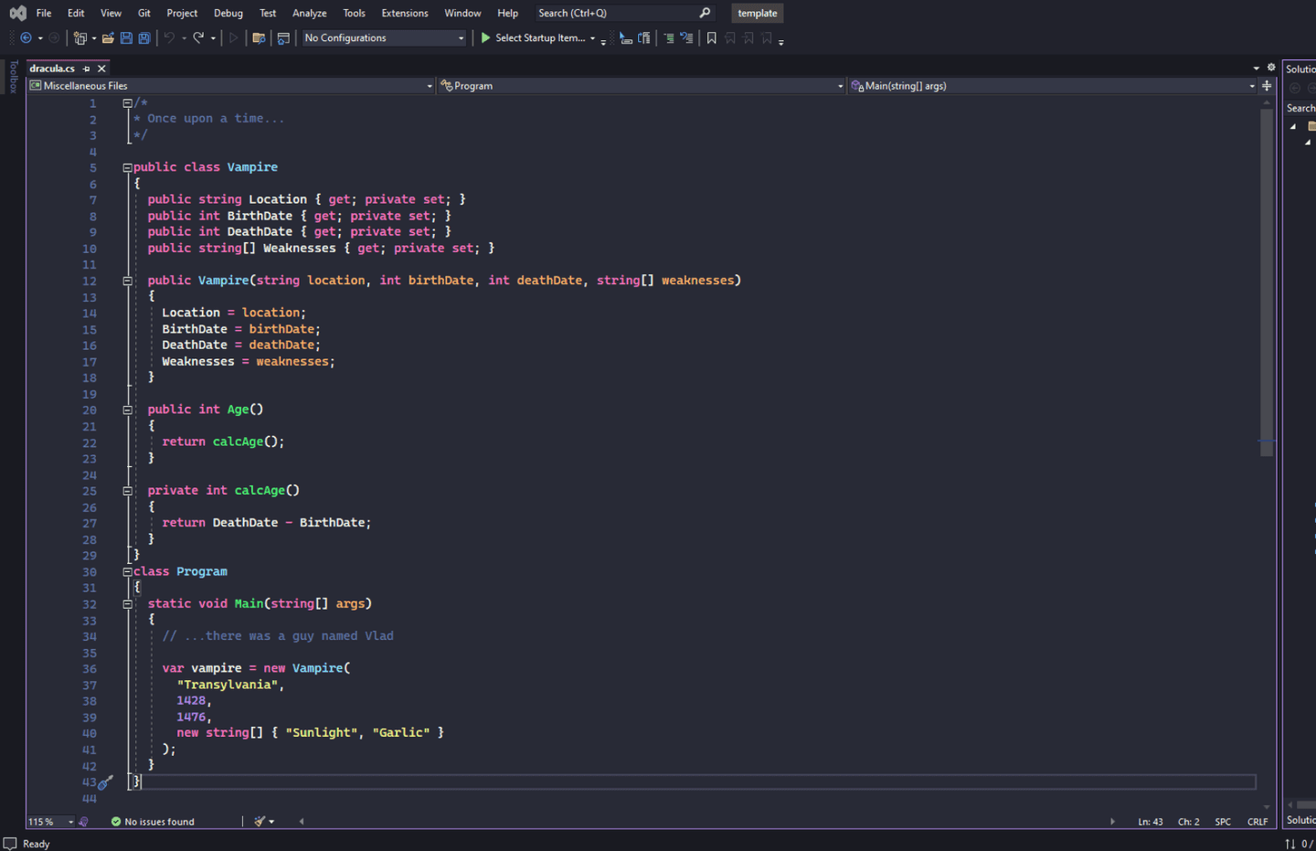 visual-studio - Theme Preview