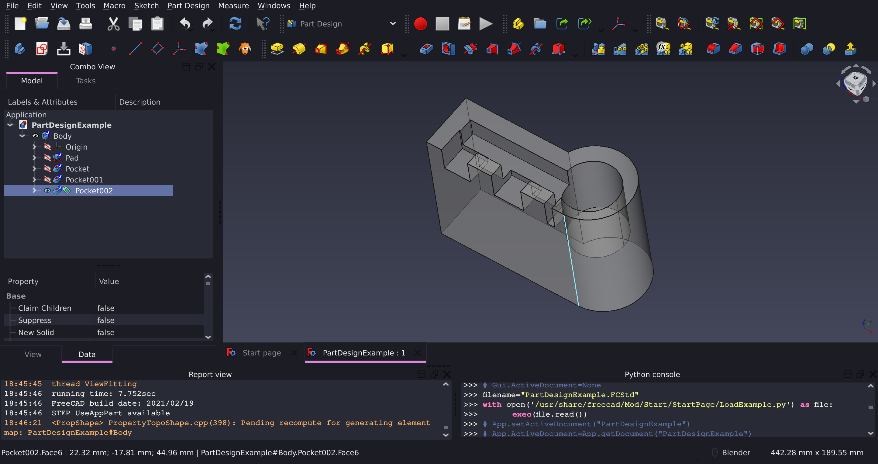 FreeCAD Theme Preview