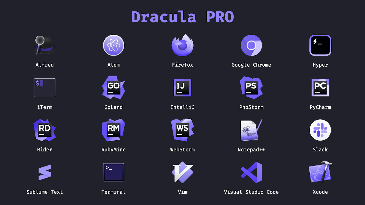 Dracula PRO Icons